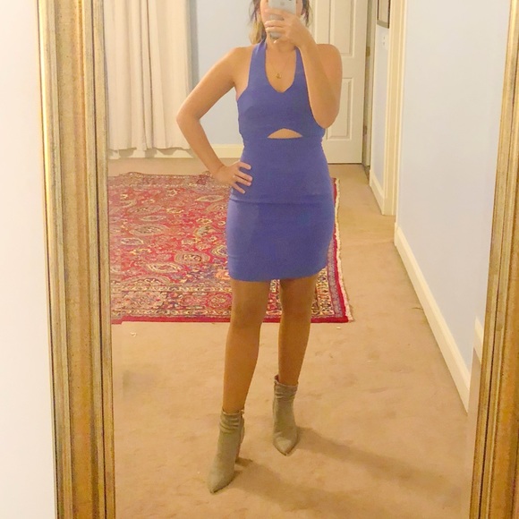 L’ATISTE Purple Cutout Halter Dress - Picture 7 of 7